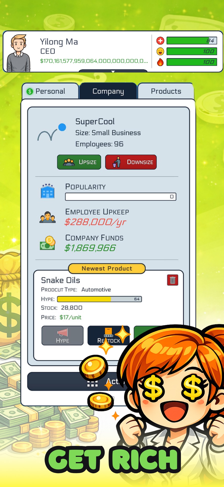 Another Life: become rich